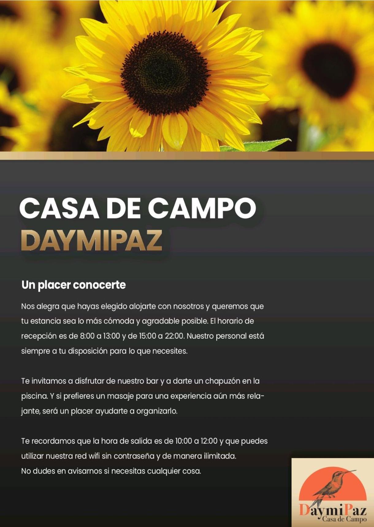 Habitaciones Casa De Campo Daymipaz มาโอน ภายนอก รูปภาพ